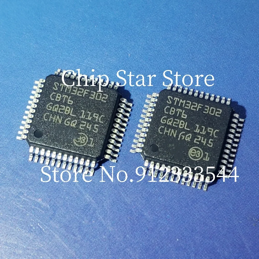 5-50pcs  STM32F302CBT6  STM32F302  LQFP48  ARM MCU General Purpose 100%New And Original