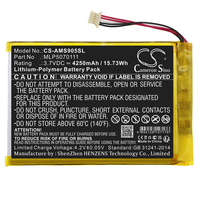 

Li-Polymer Diagnostic Scanner battery for Autel,MaxiSys Mini, MS905,MK808, MP808TS, IM508MK808BT, MP808TS, MaxiIM IM508 Scanner,