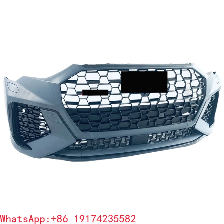 

For Bodykit Car Front Bumper With Grille For Q3 RSQ3 2020 2021 2022Tuning Parts RSQ3 Car Front Grille For Q3