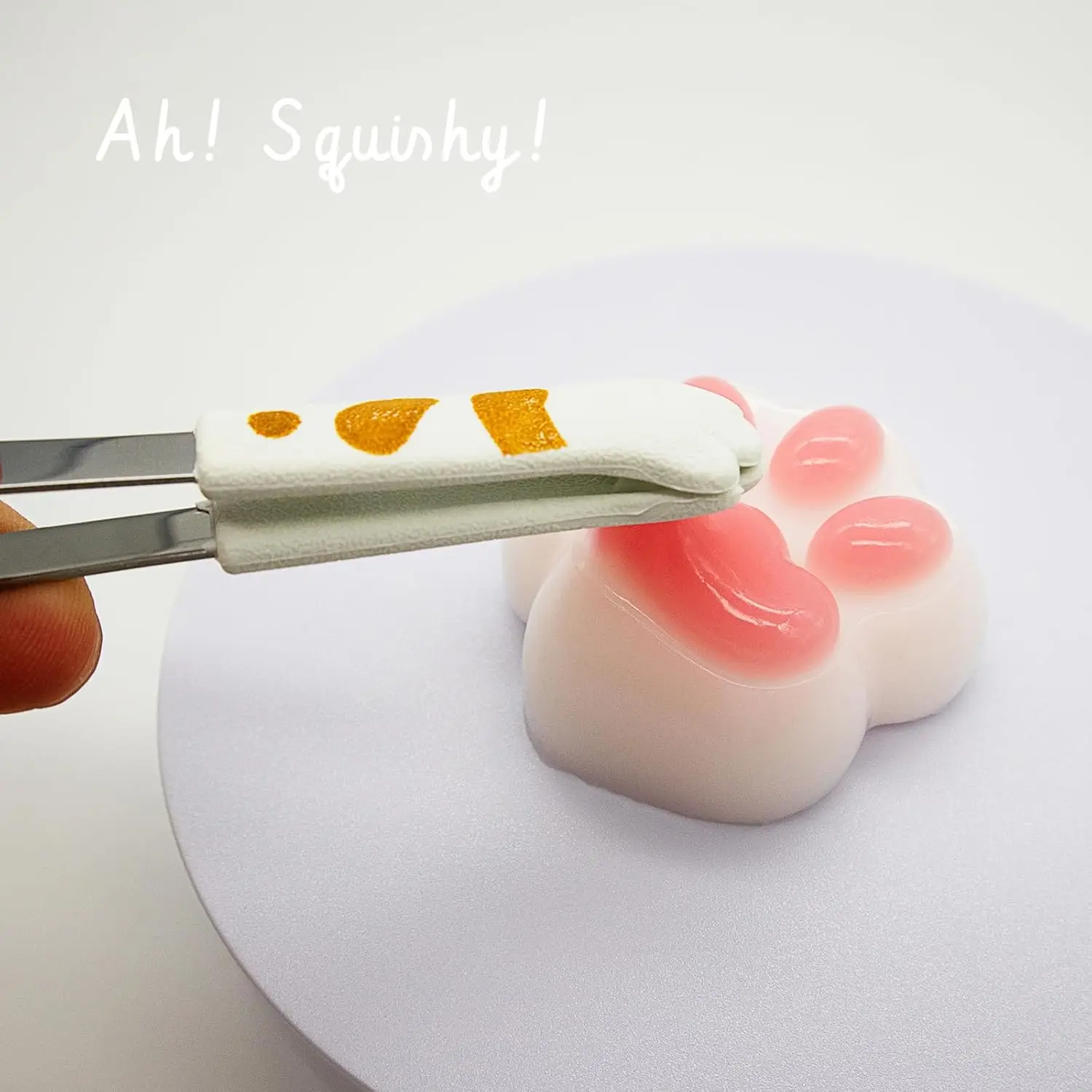 고양이 발 떡 타바 Squishy Fidget 장난감 귀여운 고양이 발 장난감 느린 리바운드 감압 장난감 스트레스 감소 어린이 장난감 선물