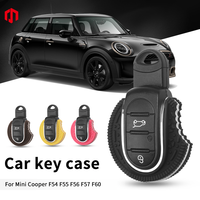 Car Key Case Shell Keychain Decorative For Mini Cooper F56 F55 F57 F54 F60 Countryman Auto Key Protection Car Accessories