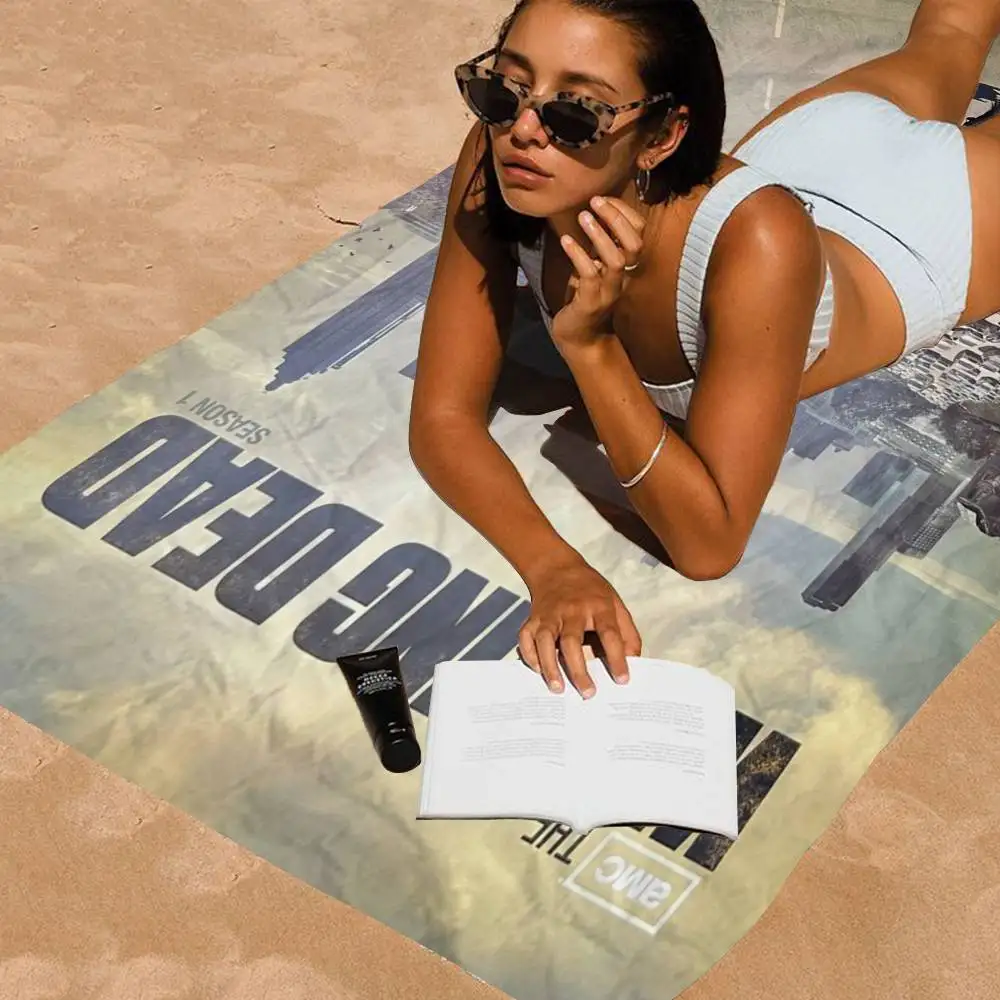 T-The W-Walking Dead Microfiber Blanket Quick Drying Beach Towels Oversized Printing Super Absorbent Pool Towel Blanket