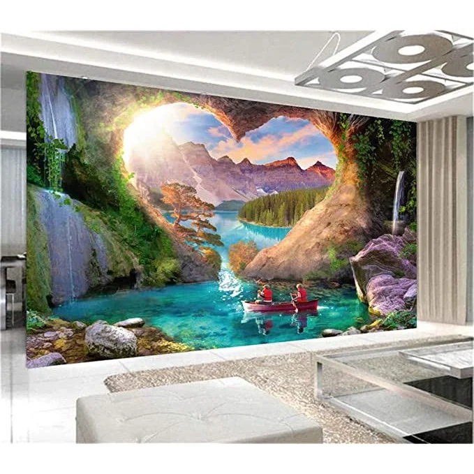 DIY full Diamond Embroidery,Round Diamond 5D Love scenery Living room decoration beads rhinestone Diamond painting