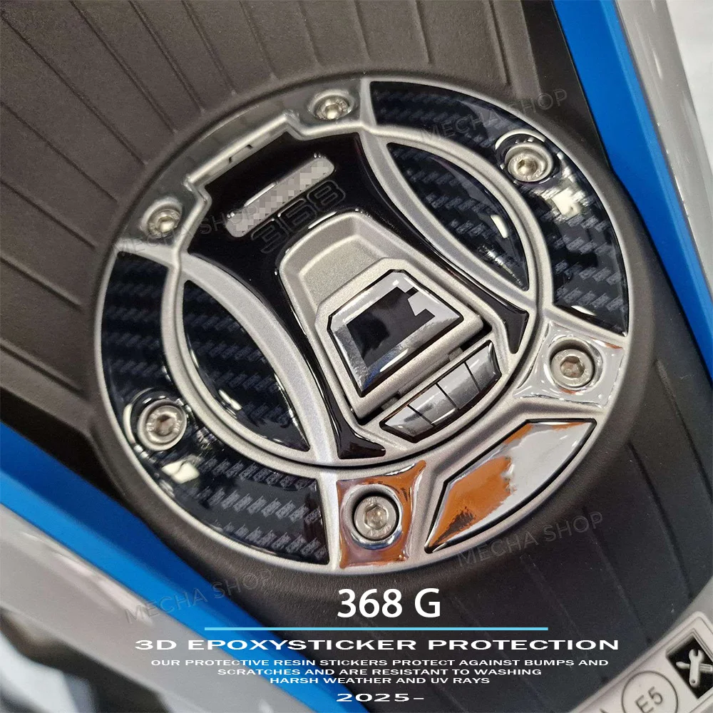 For Zontes 368 G 2025 Stickers 368G ADV Accessories Hand Guard Protection 3D Gel Stickers Fuel Cap Decal Kit