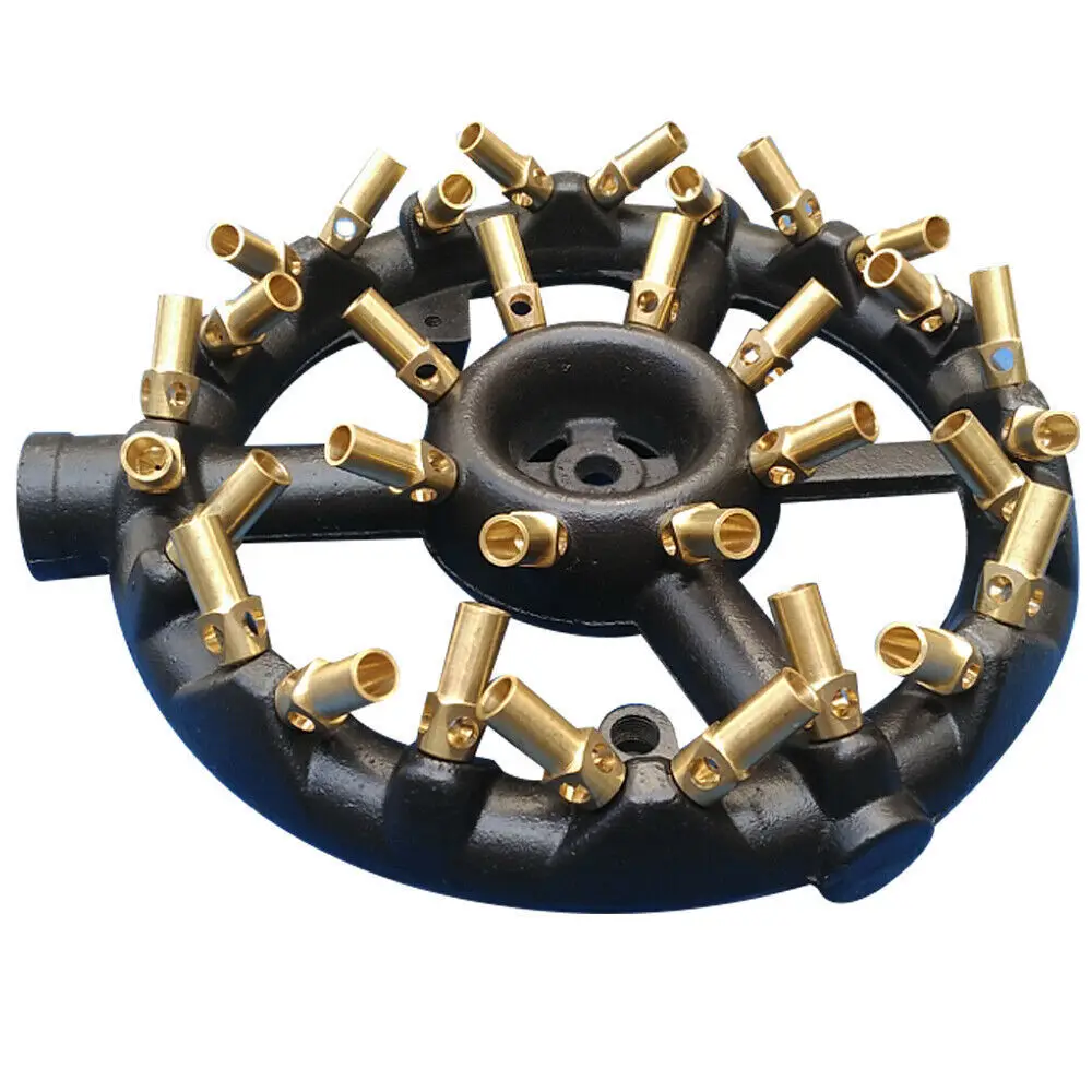 32 ヘッド ジェット バーナー 丸型 天然ガス ジェット 32 チップ 80000 BTU/HR