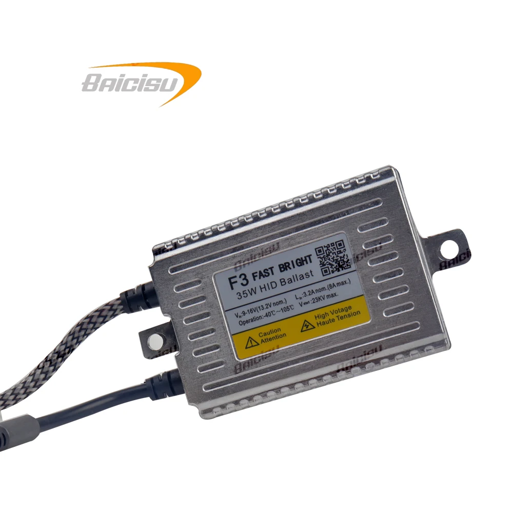 1 pcs 35W Cars Haedlihgts F3 bright Quick Ballast Digital Conversion, hidden reactor 12V/35W
