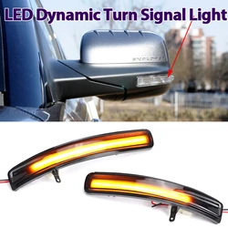 2x Dynamic Side Mirror Blinker Light LED Turn Signal Lamps For Ford Explorer U502 2011-2019 Left Hand Drive