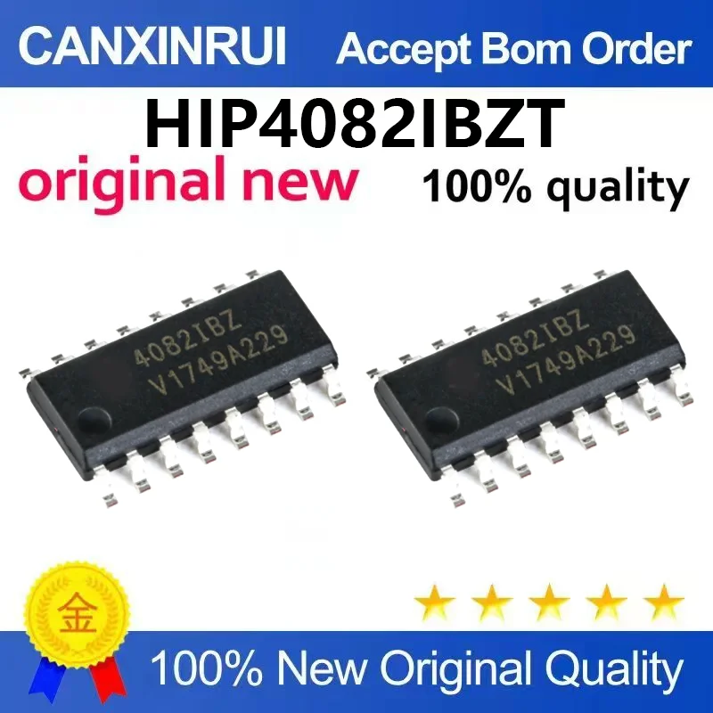 (5pcs-100pcs)Brand new original HIP4082IBZT SOIC-16 80V/1.25A H-bridge MOS driver chip