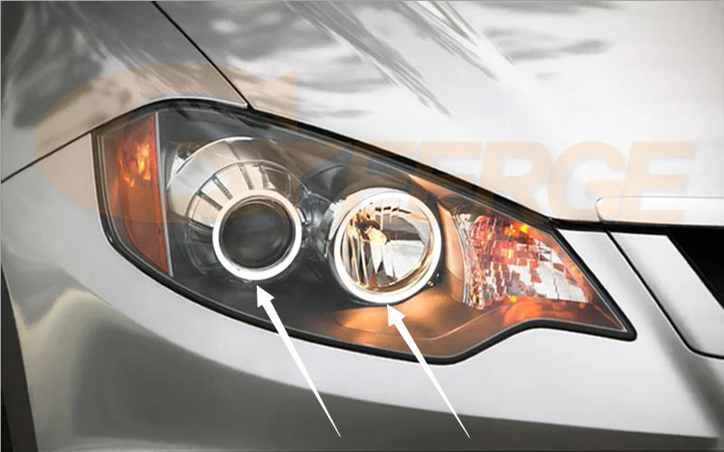 Per ACURA RDX 2007 2008 2009 2010 2011 2012 Eccellente Ultra Luminoso CCFL Angel Eyes Kit Halo Anelli Accessori Auto