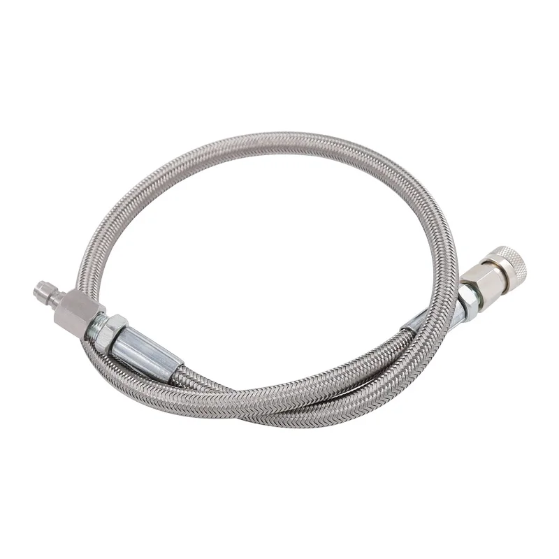 TUXING 24Inch Stainless Steel Charging System High Pressure Air Tank Charging Hose Remote Fill Whip Hose Extension