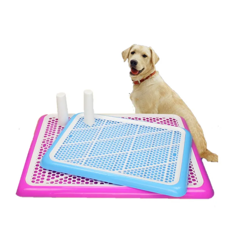 

Bee Mesh Flat Dog Litter Box with Column Non-Slip Pet Litter Box Dog Beds Puppy House Dogs Kennel Bench Cushion Cooling Mat