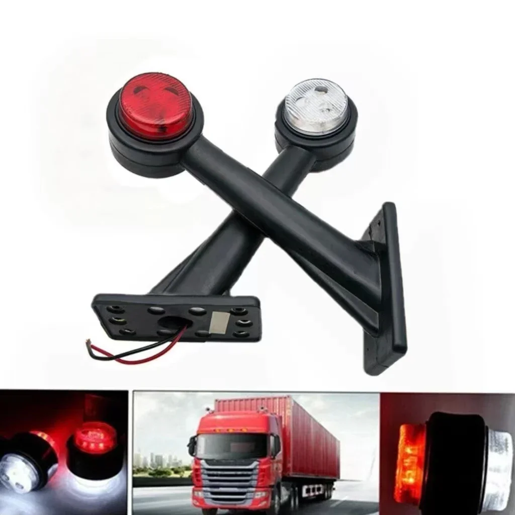 

2PCS Truck Lamp 12V LED Side Marker Indicator Lights 24V Trailer Outline Lamp Lorry Caravan Car Rear Tail Warning Light