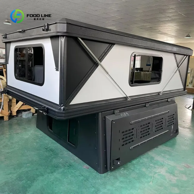 Light Weight Hard Roof Pickup Truck Camper Canopy Waterproof Factory Direct Accept Custom