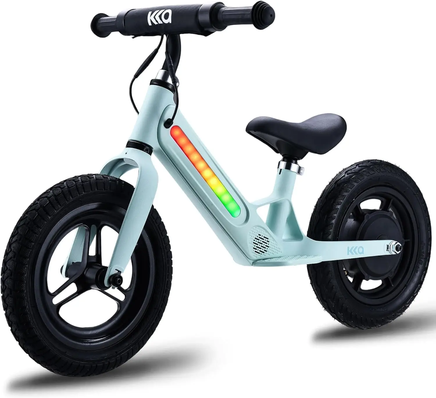 Elektrisches Laufrad für Kinder für 3–5 Personen, leichter Rahmen aus Magnesiumlegierung, 24-V-2-Ah-Akku und 180-W-Motor, verstellbarer Sitz und bunt