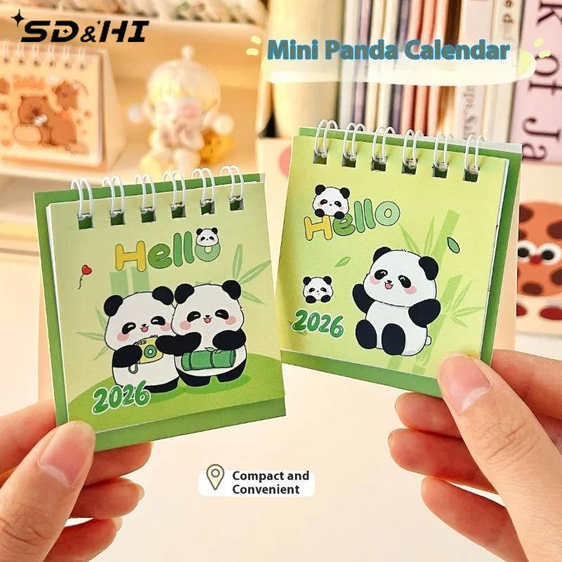 

2026 год мультфильм Капибара настольный мини-настольный календарь планировщик украшение рабочего стола офисные канцелярские принадлежности