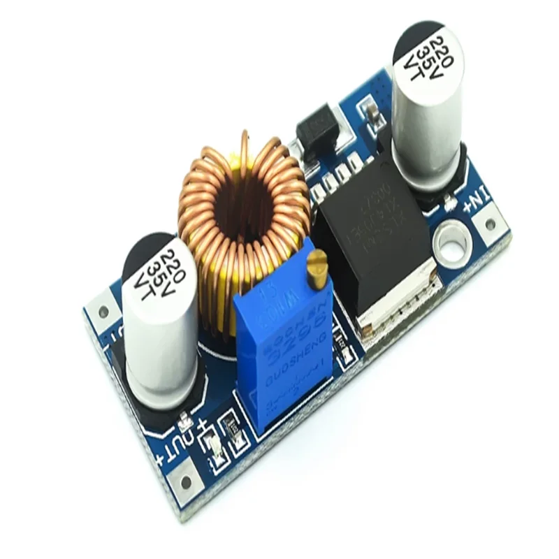 5A DCDC adjustable step-down power module with high power XL4005 and high efficiency voltage regulation far exceeding LM2596
