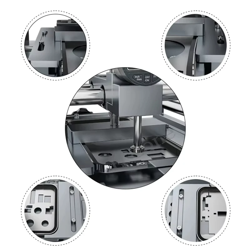 TBK-215 مجموعة أدوات إصلاح الإطار أداة تثبيت احترافية متوسطة الإطار لإصلاح الهاتف/الجهزة