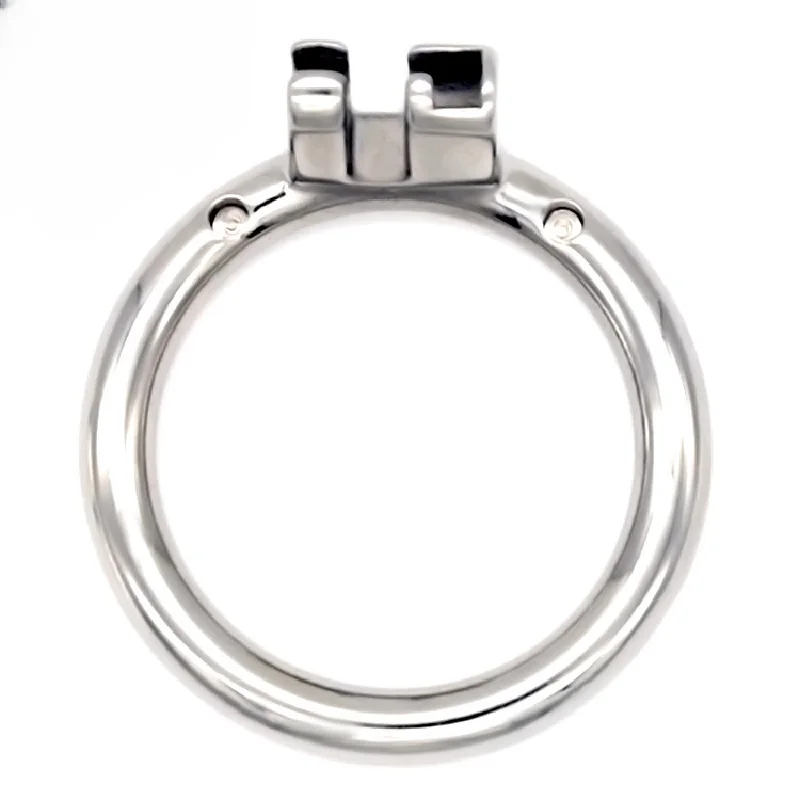 Accessoires de serrure de chasteté BDSM, anneau rond ou Arc en acier inoxydable de 40 à 55mm pour dispositif de verrouillage de chasteté à cylindre Standard Cobra