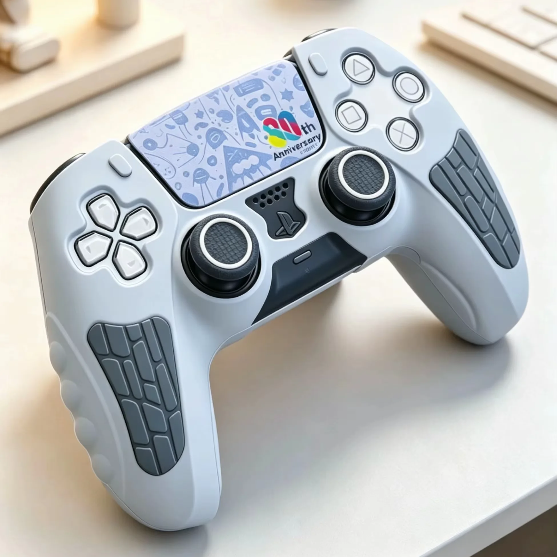 PS5 컨트롤러 실리콘 케이스 30주년 기념 플레이스테이션 5 게임패드 커버 보호 쉘 액세서리