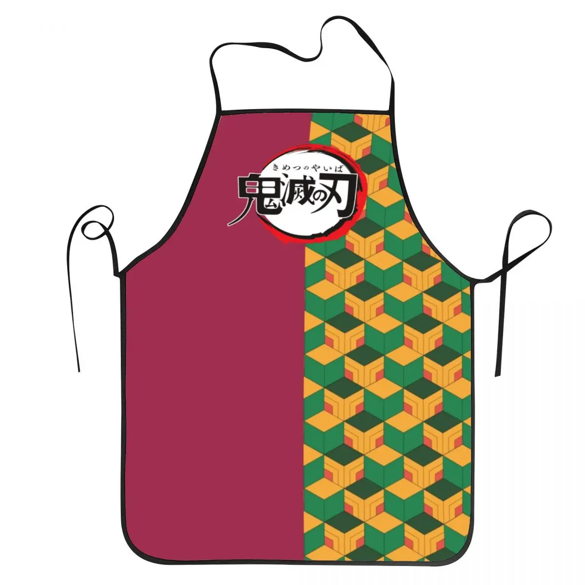 Giyuu Tomioka Demon Slayer Apron for Men Women Kimetsu No Yaiba Adult Kitchen Chef Bib Tablier Cuisine Cooking Baking Gardening