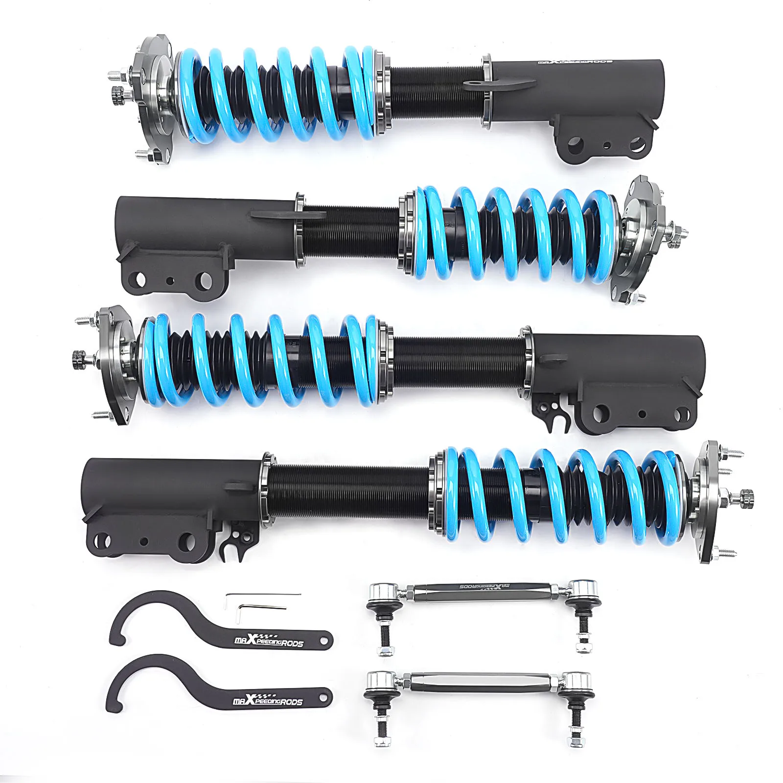 MaXpeedingrods Kit de amortiguadores Coilovers de 24 niveles para Toyota Venza Highlander FWD 2009-2015