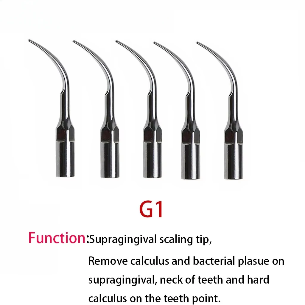 5Pcs/Pack Dental Scaler Tips Ultrasonic Scaler Tip Fit EMS Woodpecker Dental Ultrasonic Scaler Scaling Tip Dentist Instrument