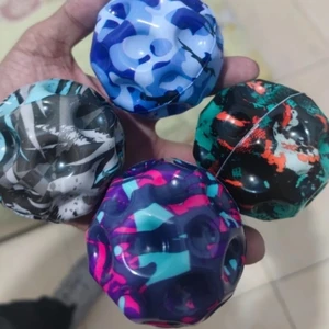 Super Elastic Moon Shape Ball, Interesting Outdoor Toys for Children, Bouncy Porosa, Kids Indoor and Outdoor Stress Reliever 6 Main Sales Ball Pula Pula - №3