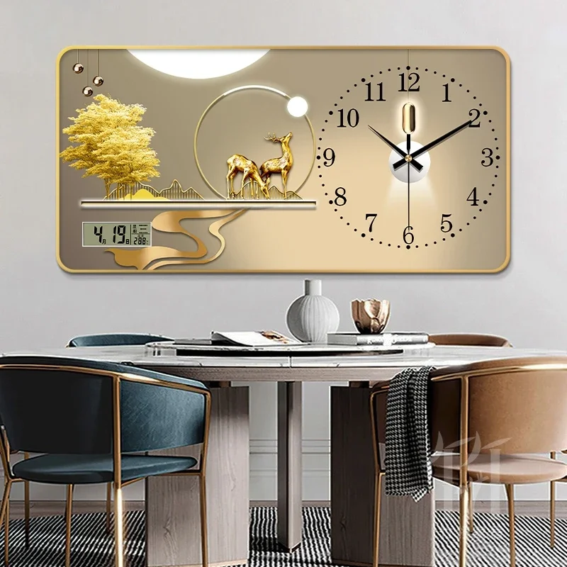 Modern Aesthetic Clock Wall Silent Bedrooms Restaurant Nordic Stylish Fashion Wall Watch Art Reloj De Pared Room Decorations