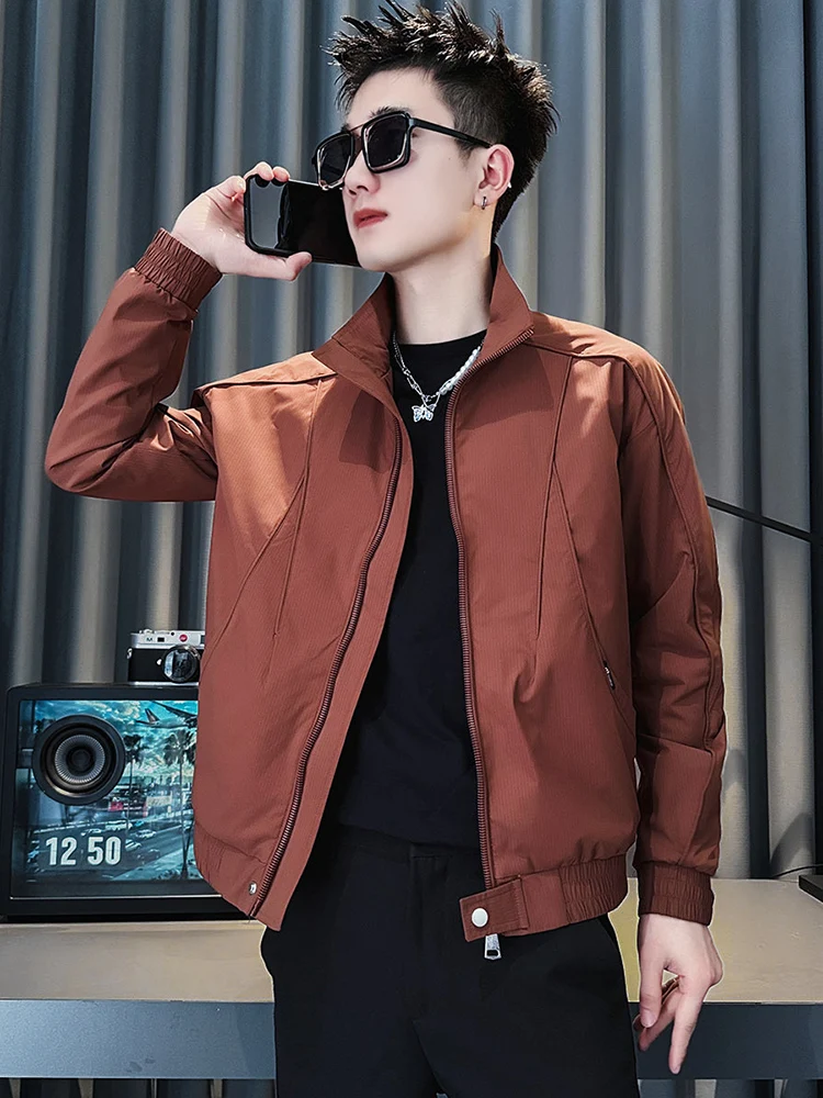 

Men's Jaet Spring Autumn Trendy Brand Haome Casual Coat New 2025 High-End Feelings Autumn Clothes Upper Body