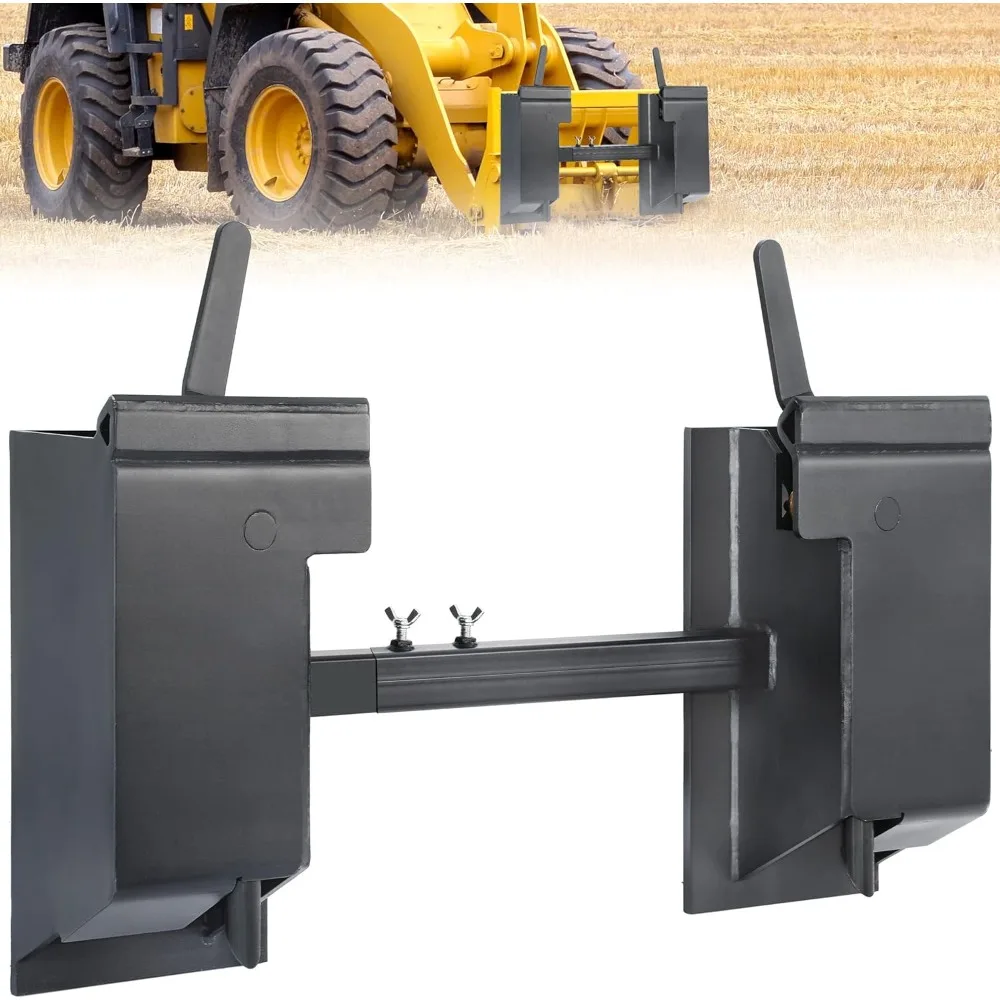 

Регулируемая универсальная адаптерная пластина для быстрого крепления мощностью 4000 фунтов для мини-погрузчиков, совместимая с различными моделями