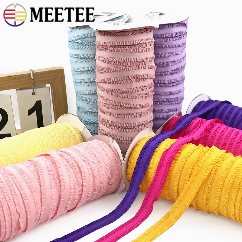 

5-20Yards 13mm Lace Elastic Band Underwear Straps Clothes Stretch Tape Hairband Rubber Bands Ribbon Laces DIY Sewing Accessories