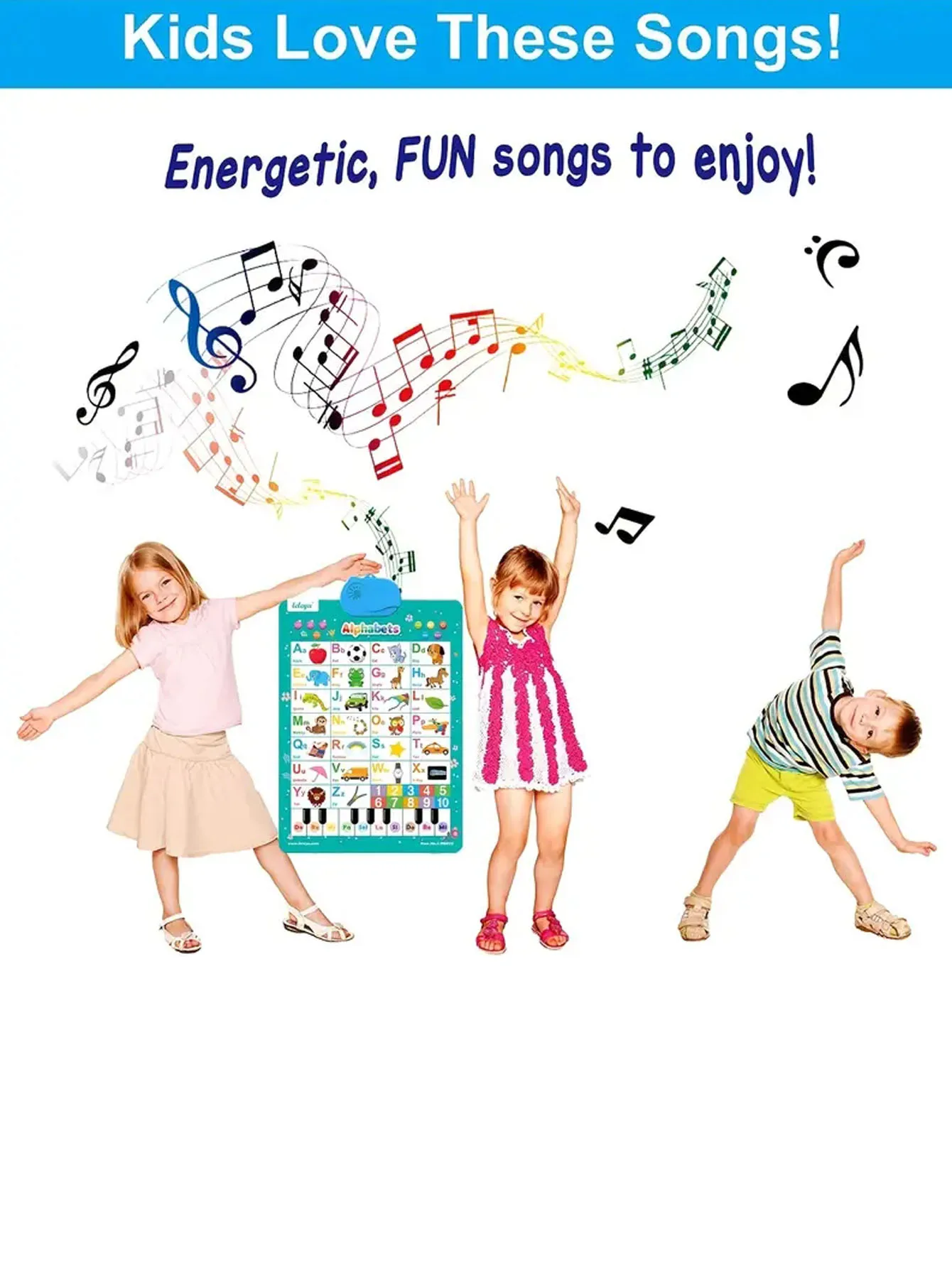 One audio hanging reading early education toy music talk poster, preschool toys for boys and girls, Halloween, Christmas gifts (