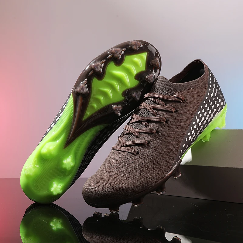 2026 Football Shoes For Men Women Anti Slip Soccer Cleats Shoes Unisex Designer Long Spike Football Boots Couples Sport