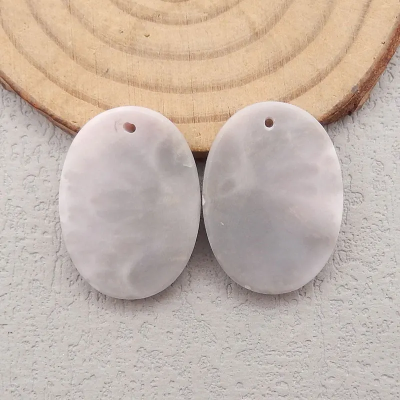 Natural Stone Purple Agate Earring Beads, Fashion Woman Earrings Jewelry Accessories