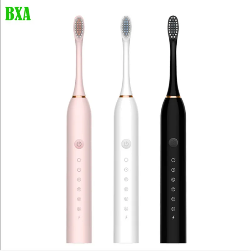 

New Ultrasonic Sonic Electric Toothbrush for Adult & Children USB Charge Rechargeable Soft Fur Waterproof Tooth Brush Washable