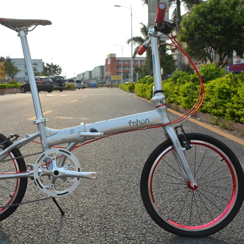

Folding Bike 20 Inch Aluminum Alloy Frame Chromium Molybdenum Steel Adult Folding Bicycle 9-speed Ka2018 ultra Light One