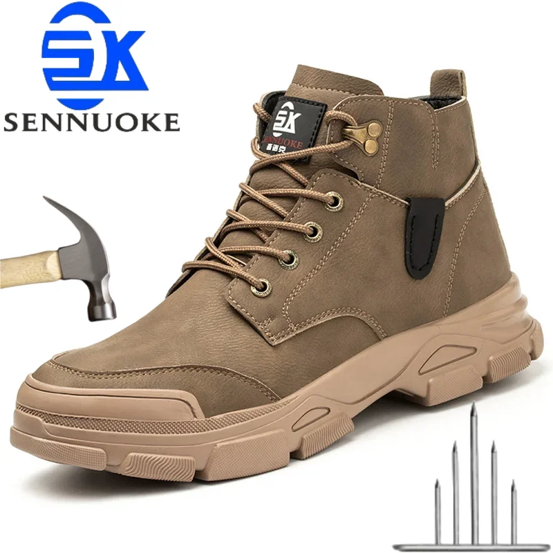 Safety Shoes Security Boots Men\'s Security-Protection Industrial Safety Boots Man for Work Men Shoes  Industrial