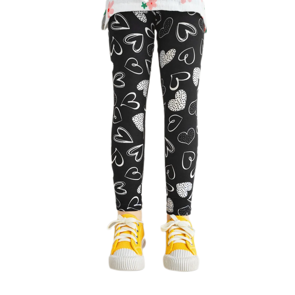 Print Kids Baby Girl Leggings Spring Summer Children Stretch Slim Pants for 2-11 Years