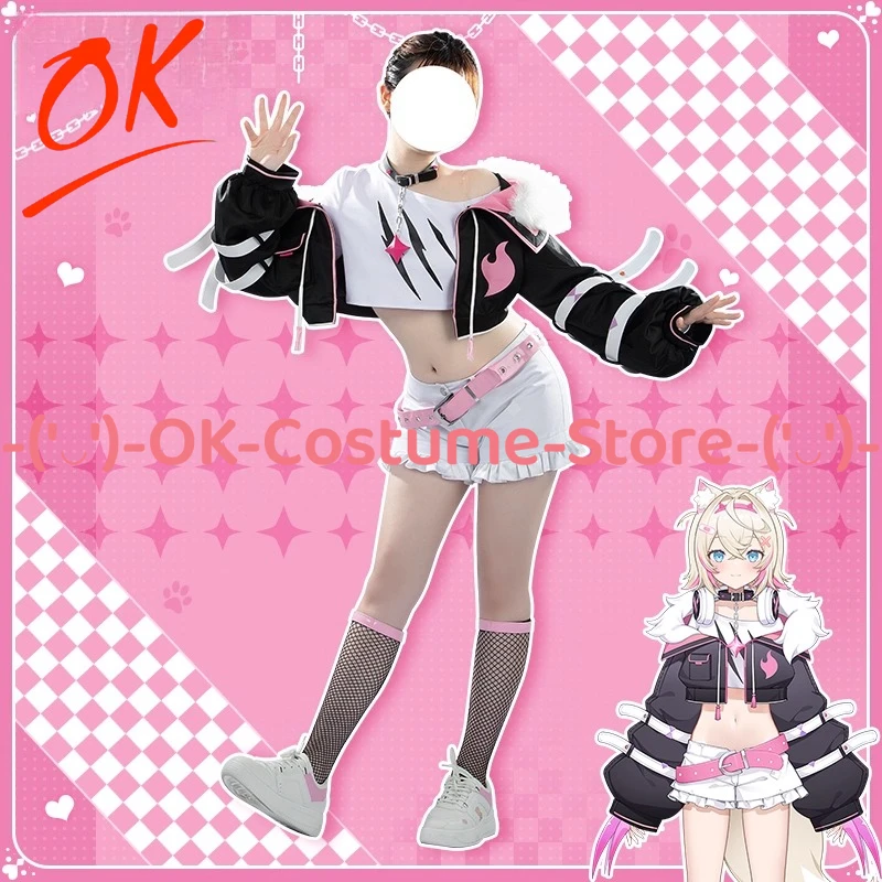 

[Customized Size] Hololive EN 3rd Gen Advent Mococo Abyssgard Cosplay Costume Anime Character Outfit Carnival Party Uniform Suit