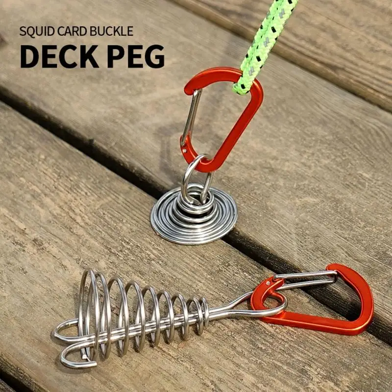 C1FE Octopus Deck Peg 10pcs/Set Accessories Accessories Board из нержавеющей стали для на открытом воздухе в походы