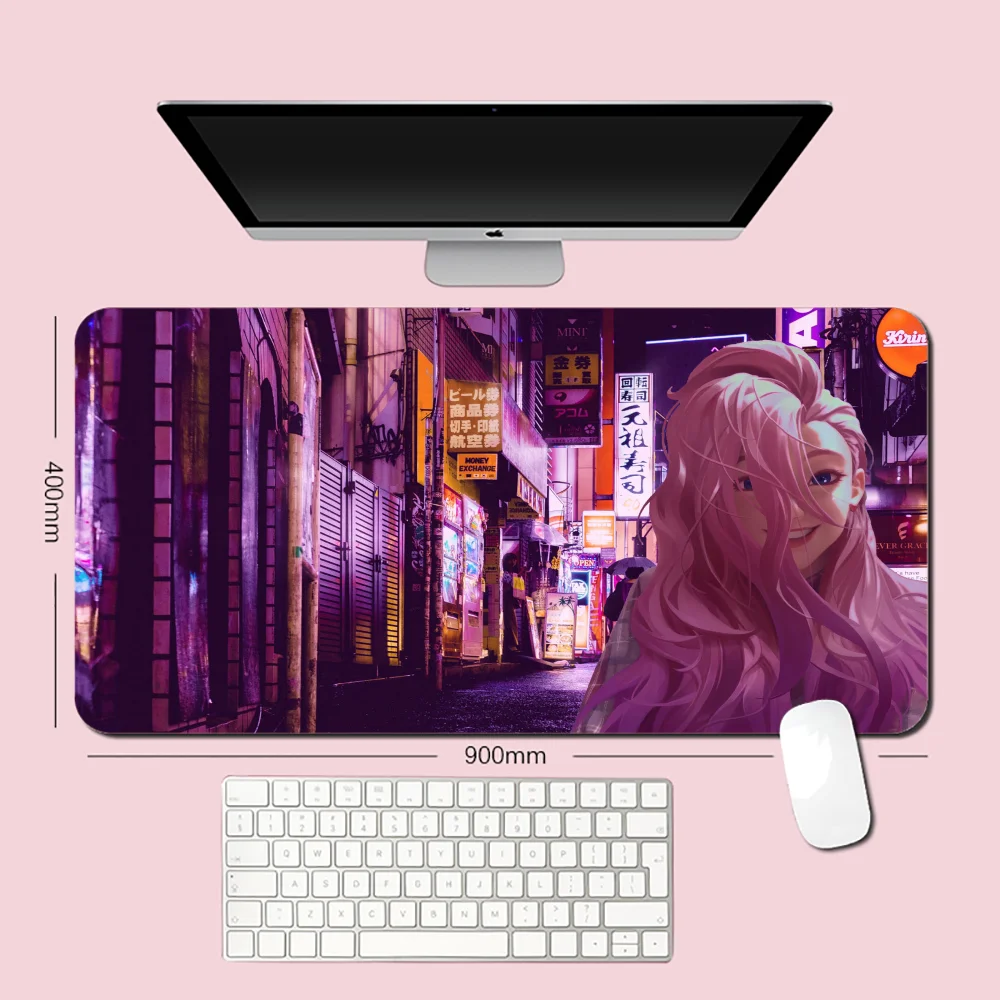 Wireless Computer Magic Mouse Pad Gaming Pc Accessories  seraphine KDA Gamer Keyboard Desk Mat 3D Printer mousePads DIY Tapies