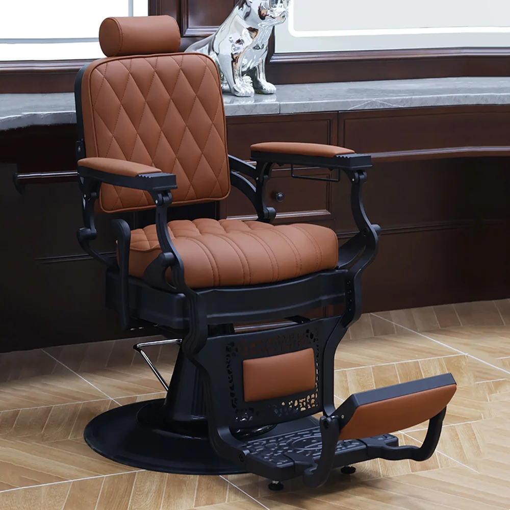

Ergonomic Modern Barber Chair Nordic Comfortable Luxury Simple Hairdresser Chair Ergonomic Fashion Kapperstoel Hair Furniture