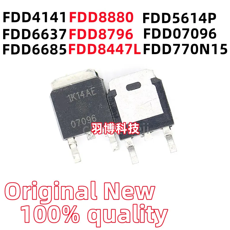 (10piece)100% New FDD4141 FDD6637 FDD6685 FDD8880 FDD8796 FDD8447L FDD5614P FDD07096 FDD770N15 TO-252 Chipset