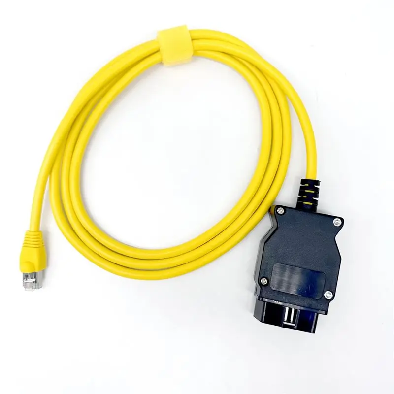 High Quality For BMW Enet Ethernet ENET ICOM Code Data Cable(2Pcs)- OBD2 Diagnostic Tool OBDII Adapter For F-A86G