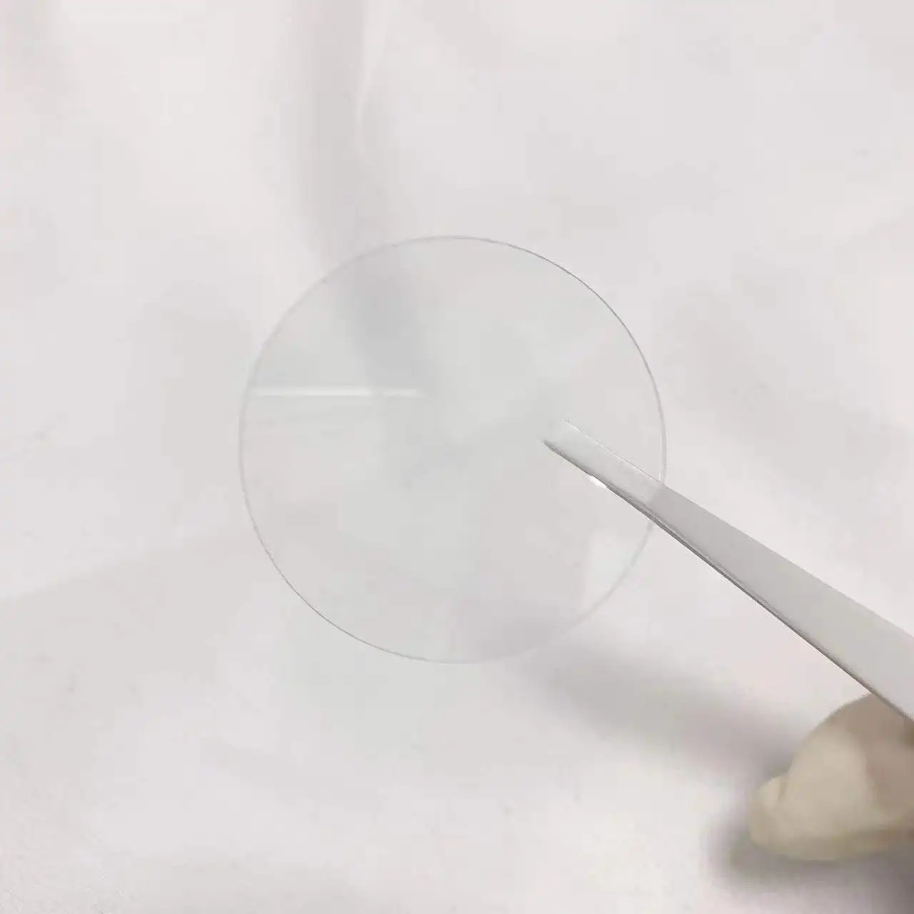 Custom Size Ronde Diameter 40Mm Hittebestendig Transparante Quartz Plaat Vensterglas JGS2