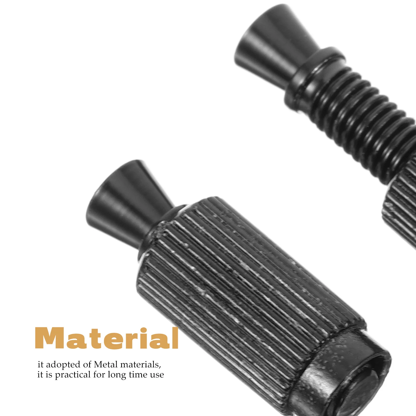 

2 Pcs Electric Guitar Bridge Inserts Studs Metal Tremolo Accessories Golden Color High Strength Durable Vibrato System Easy