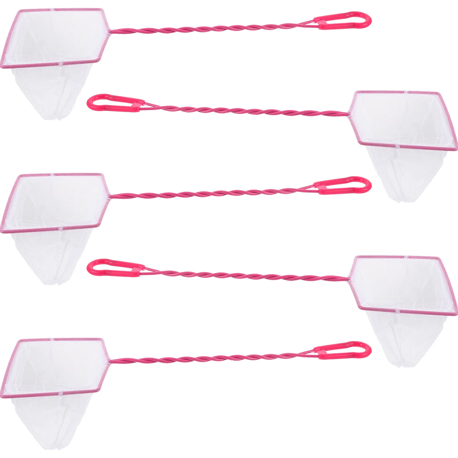 

5Pcs Small Fish Net for Aquarium Tanks Durable Easy to Use Portable Shrimp Catching Tool Fine Mesh Fishing Gear