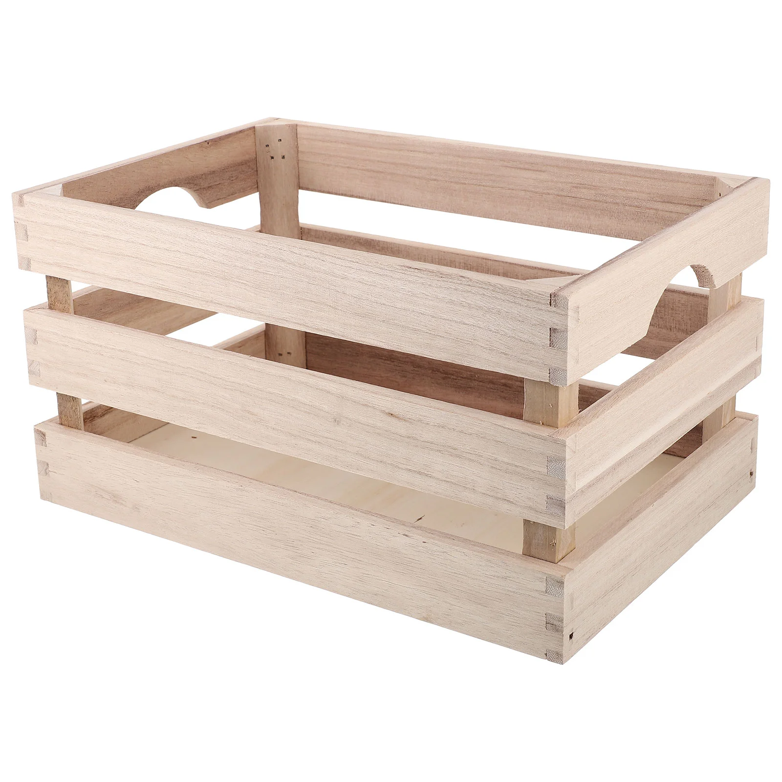 

Wooden Storage Box Display Basket Toy Bins Desktop Organizer Rural Container Pencil Holder Child