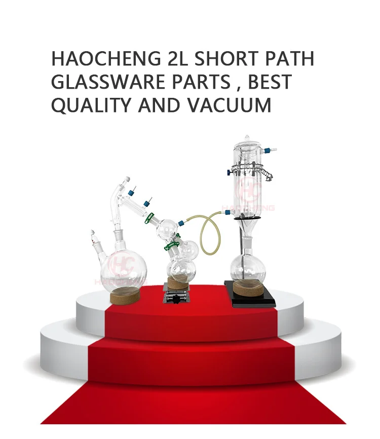 2L Short Path Distill///ation Laboratory Flask Short Path