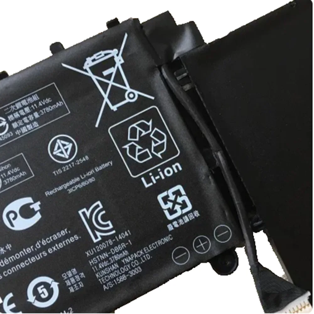 Imagem -03 - Bateria do Portátil para hp Stream Original Hstnn-db6r Hstnn-db6r X360 11-p015wm 787088241 Pavilhão X360 310 g1 11.4v 43wh Ps03xl